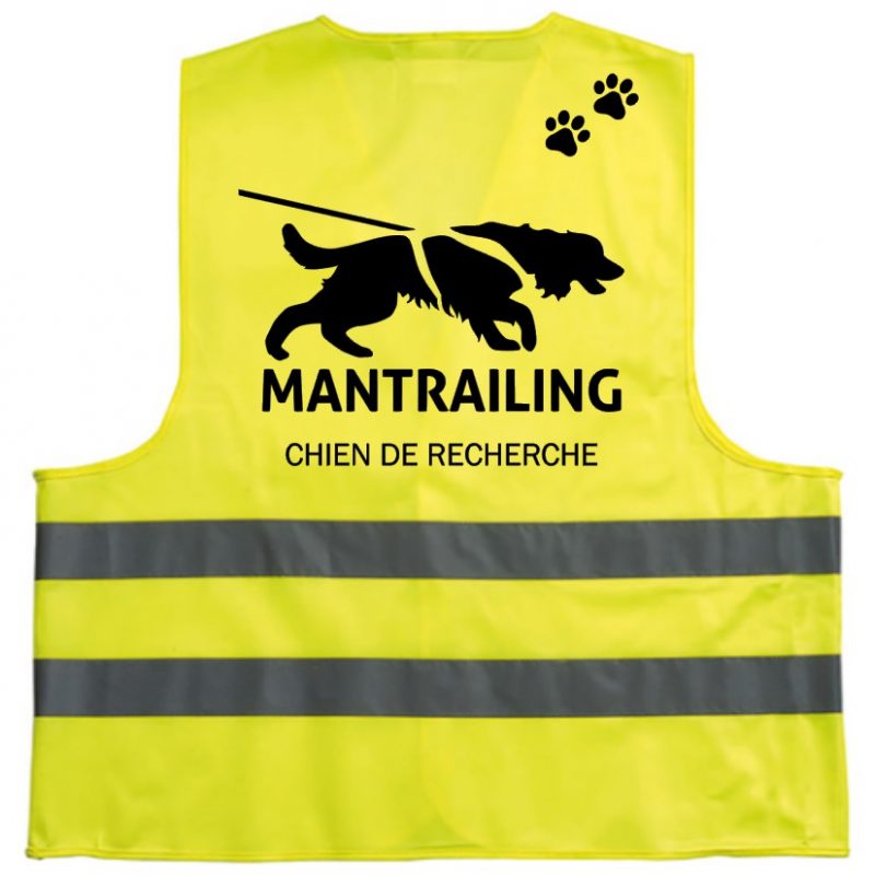 Débardeur 'Mantrailing' Pour Amoureux Des Chiens - Design Sportif Pour Entraînement Canin Et Recherche - 7