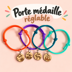 Porte-médailles réglables pour chien